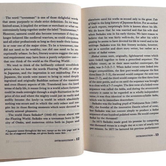 Some Final Words Of Advice Saikaku Ihara Peter Nosco HC 1980 Japan English Ed. - Picture 10 of 16